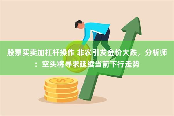 股票买卖加杠杆操作 非农引发金价大跌，分析师：空头将寻求延续